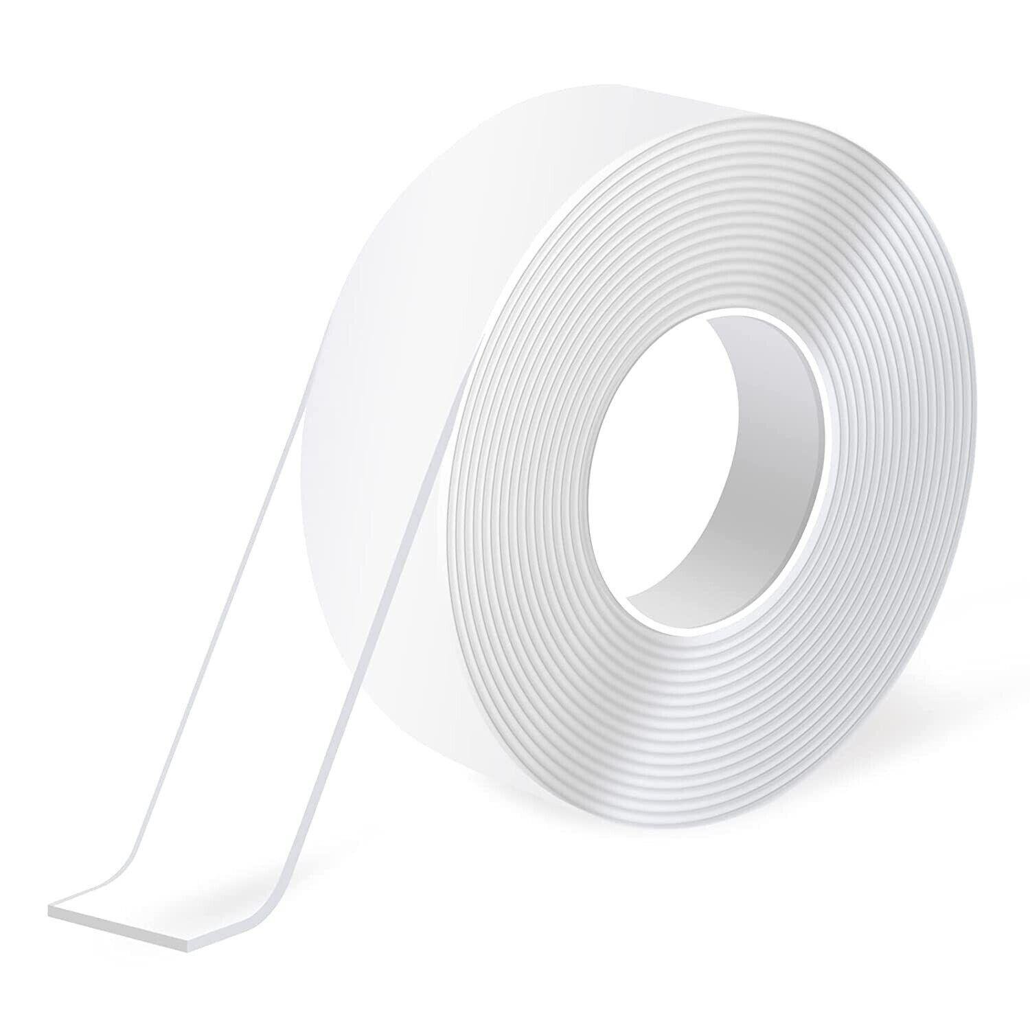 Nano Double Sided Washable Adhesive Tape Heavy Duty Gel Tape Transparent Traceless Washable
