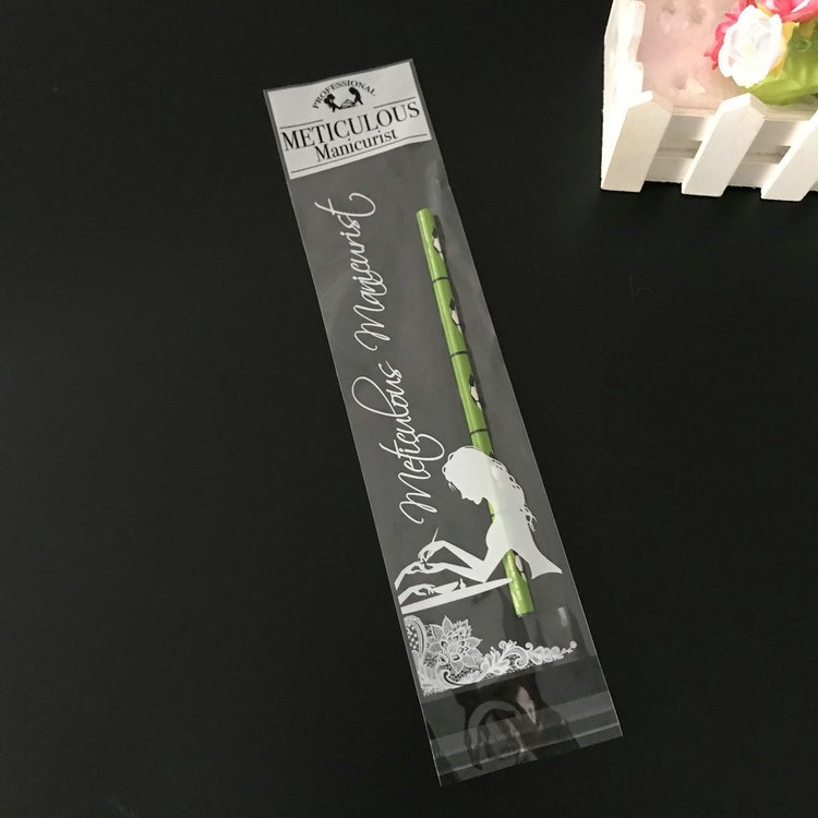 Custom High Transparent Clear BOPP Opp Self Adhesive Food Jewelry Package Bag Hair Extension Packaging Plastic Bag