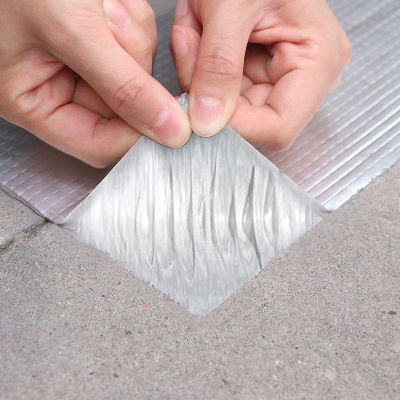 ANTI Waterproof Self Adhesive Aluminium Foil Butyl Rubber Tape For Roof Leakage,Pipe Breakage,Glass Window