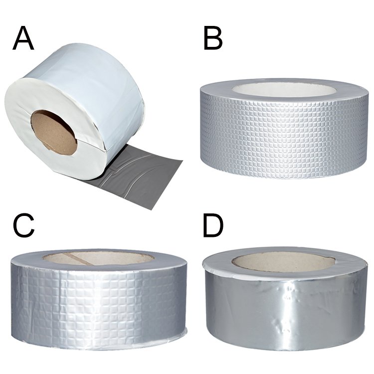 ANTI Waterproof Self Adhesive Aluminium Foil Butyl Rubber Tape For Roof Leakage,Pipe Breakage,Glass Window