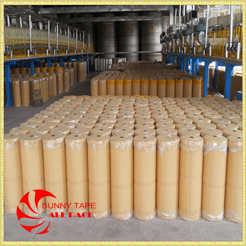 SHAO XING bopp jumbo tape roll transparent clear adhesive packing tape jumbo roll