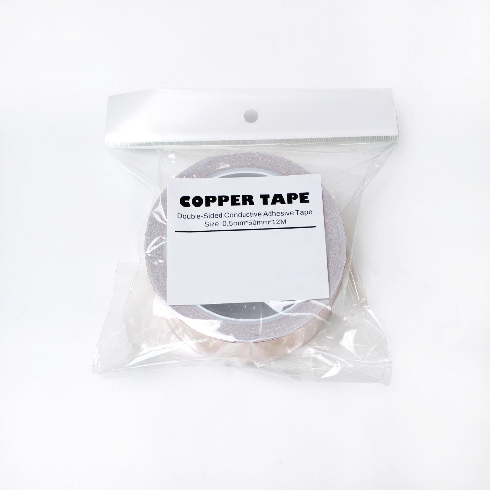 1- Recyclable Heat Resistant Single or Double Sided Conductive EMI Shielding Against Slug Snail Copper Foil Self Adhesive Tape