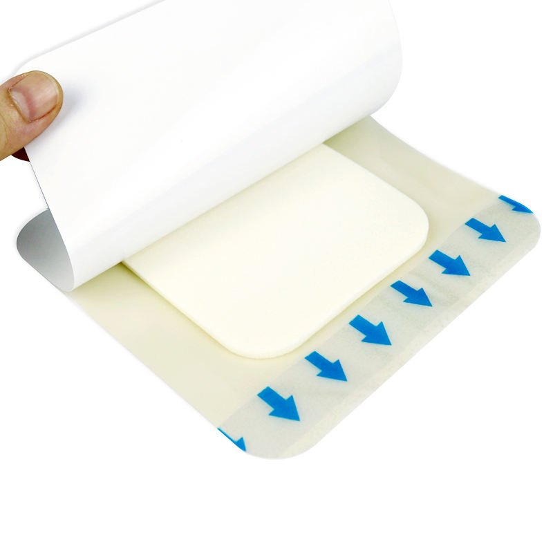 Adhesive Hydrocolloid Foam wound dressing with or without border