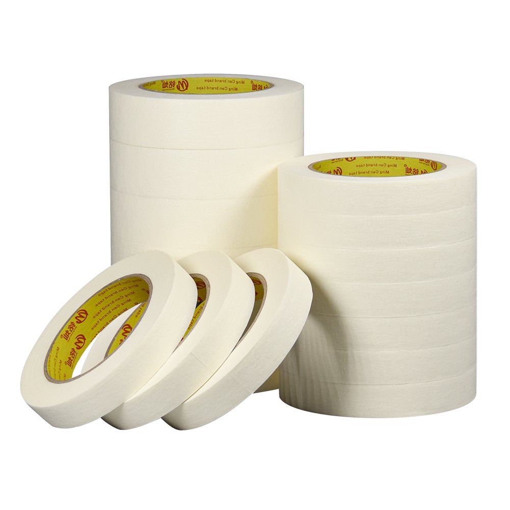 Factory Wholesale Crepe Masking Paper Tape Without Residue Purpose Paint Masking Adhesive Tape Automotive Masking Tape