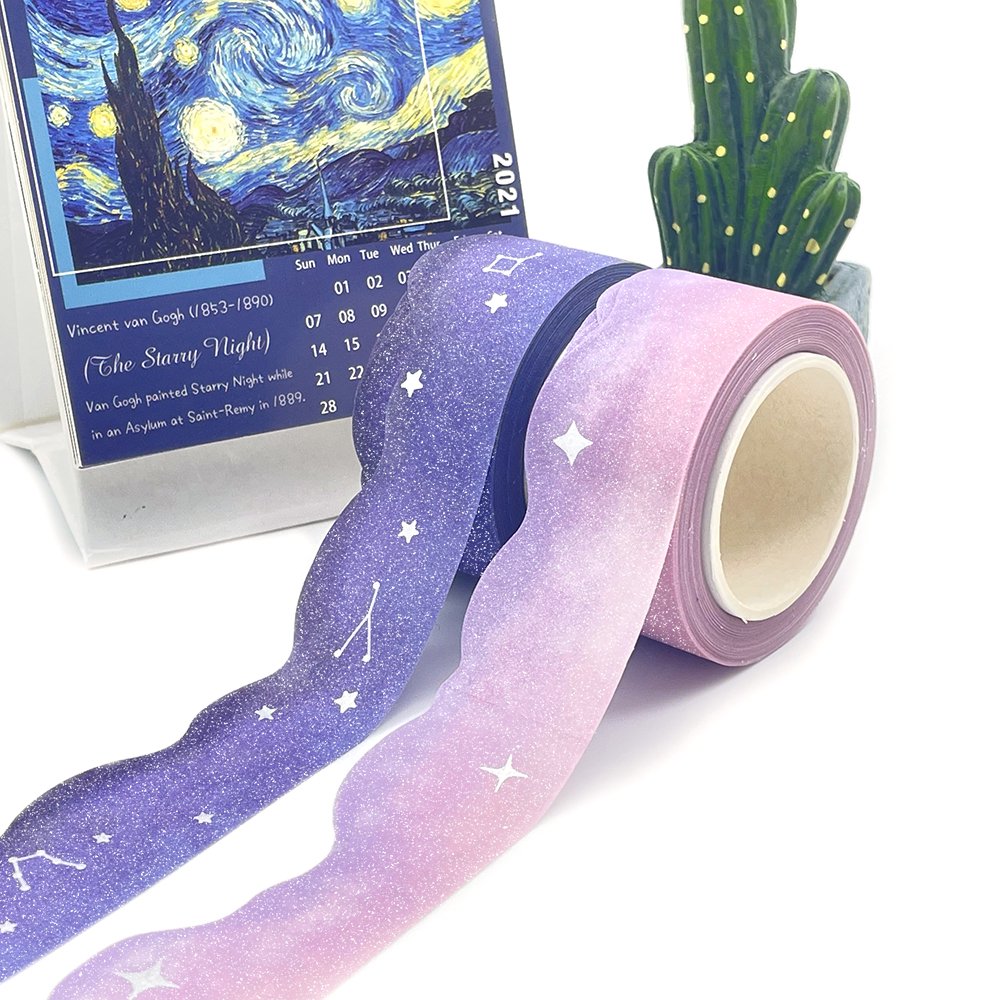 custom Print color logo hand account super long loop cute cartoon washi tape custom diy gifts hand account material washi tape
