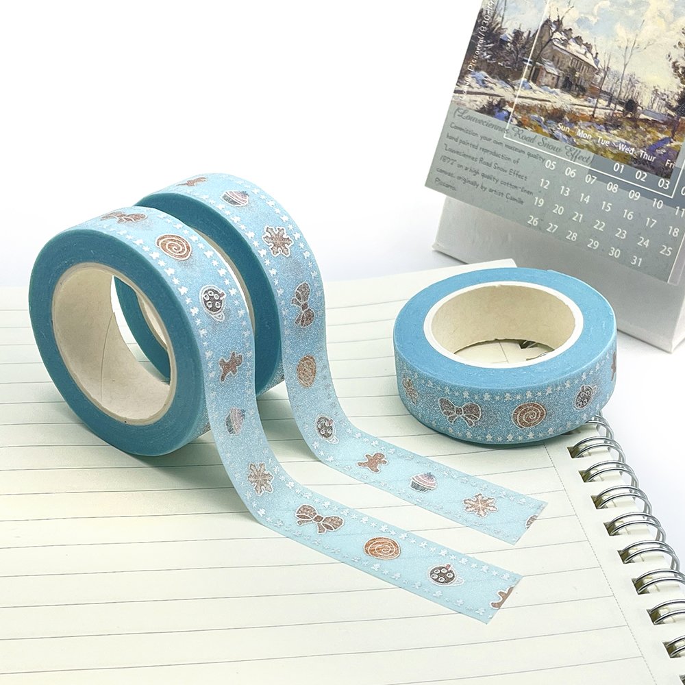 custom Print color logo hand account super long loop cute cartoon washi tape custom diy gifts hand account material washi tape
