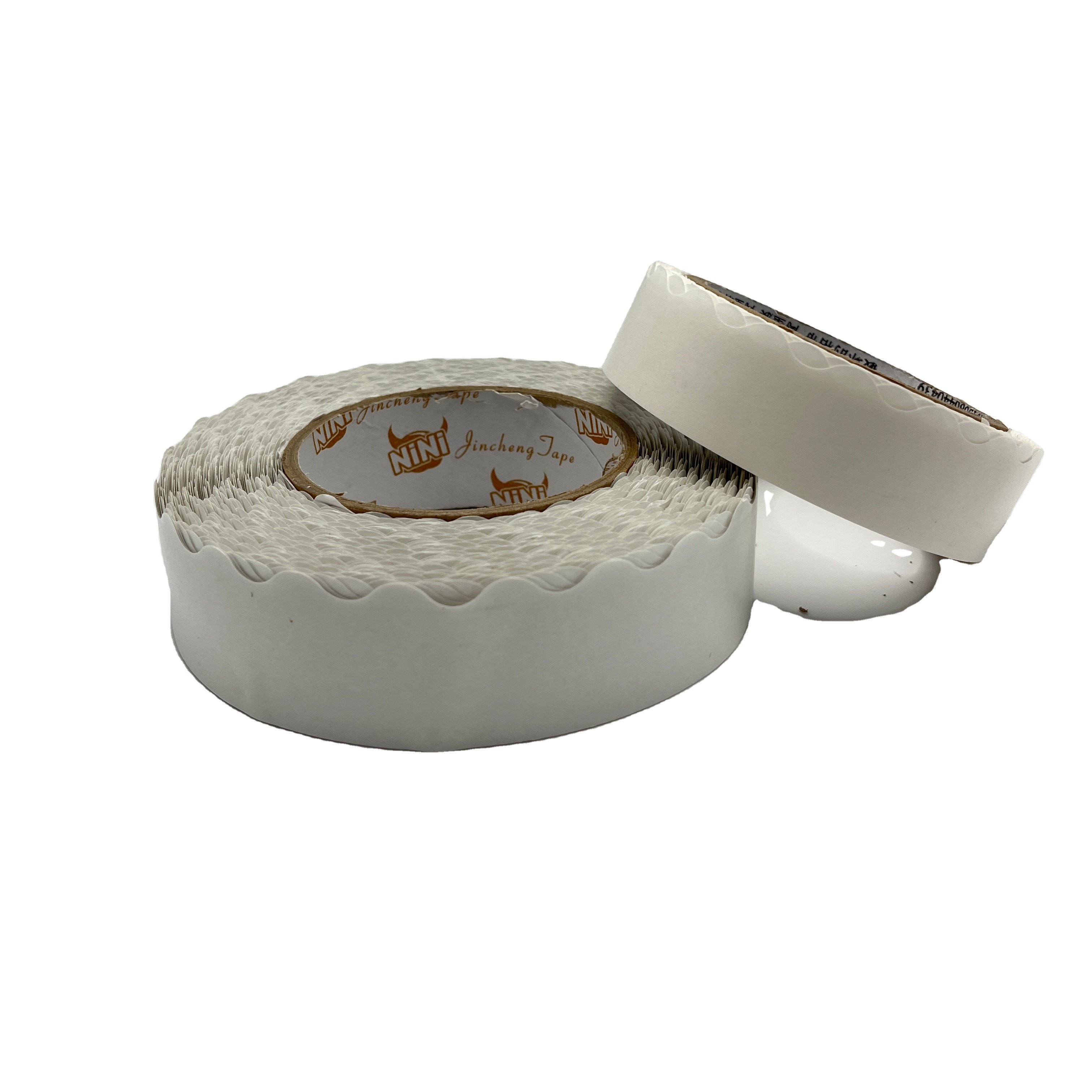 White double-sided tape wavy non-stick for easy lifting