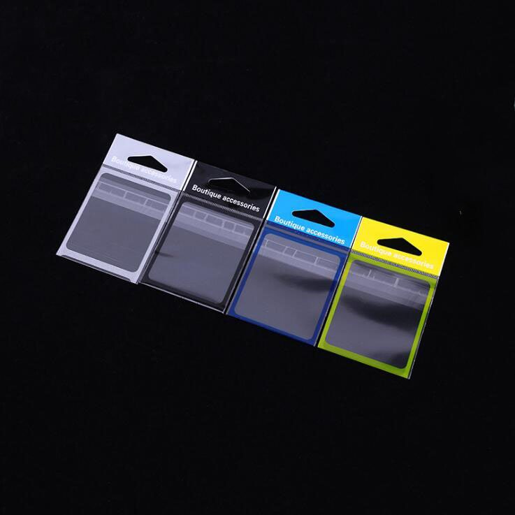 High quality opp cellophane self adhesive jewelry earring bag opp bags packaging