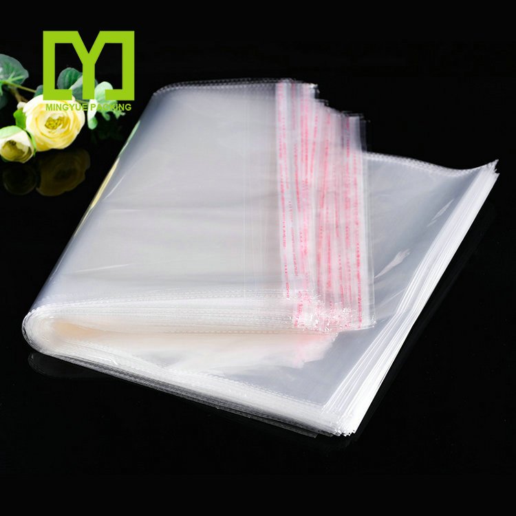 Transparent Self-Adhesive Necklace Accessories Gravure Printing Surface Plastic OPP Packaging Bag Garments Cloth Cellophane