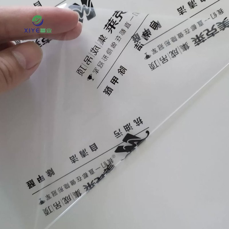 Factory Price Clear Transparency Anti Scratch Surface Protective Film For Pc Sheets