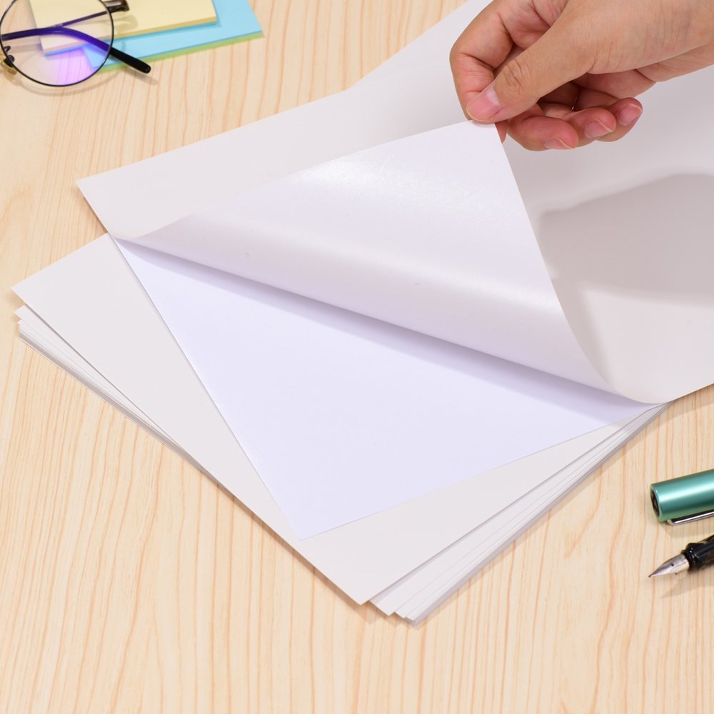 Custom Printed Waterproof A4 Paper Adhesive Sticker For Advertising Promotional Paper Stickers