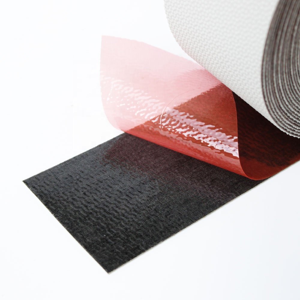 1- Recyclable Anti-slip Embossed Surface Dimple Silicone Coated Rubber Roller Wrapping Covering Winding Self Adhesive Tape