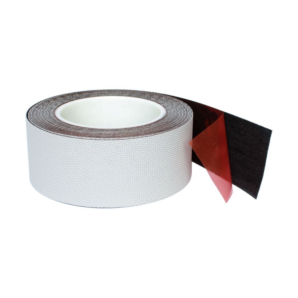 1- Recyclable Anti-slip Embossed Surface Dimple Silicone Coated Rubber Roller Wrapping Covering Winding Self Adhesive Tape
