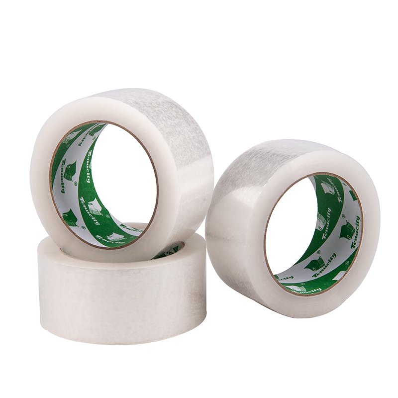 Wholesale Bopp Package Tape Jumbo Rolls Packing Clear White Self Adhesive Strong Sticky Clean Transparent Tape