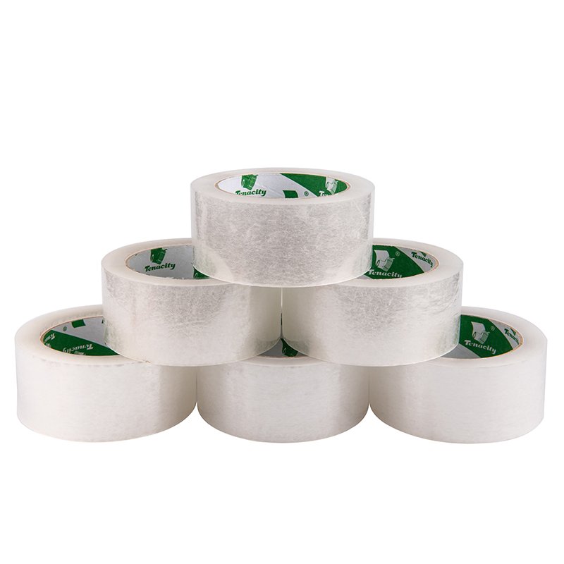 Wholesale Bopp Package Tape Jumbo Rolls Packing Clear White Self Adhesive Strong Sticky Clean Transparent Tape
