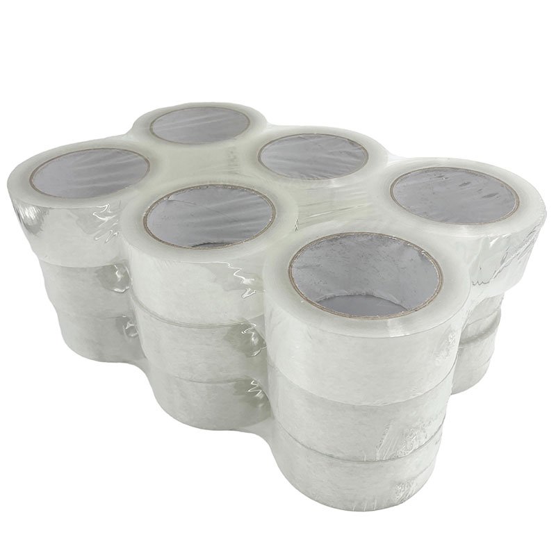 Wholesale Bopp Package Tape Jumbo Rolls Packing Clear White Self Adhesive Strong Sticky Clean Transparent Tape