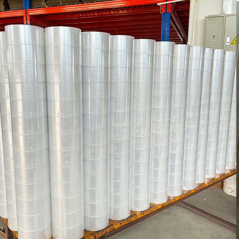 Wholesale Bopp Package Tape Jumbo Rolls Packing Clear White Self Adhesive Strong Sticky Clean Transparent Tape