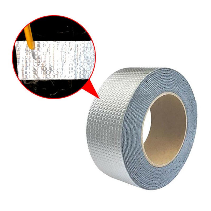 Abendo Super Strong Adhesive Permanent Waterproof Repair Aluminum Butyl Tape Suitable For Roof Leak, Surface Crack