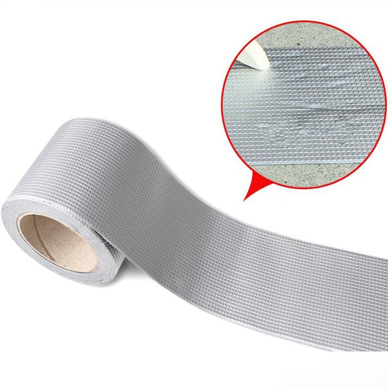 Abendo Super Strong Adhesive Permanent Waterproof Repair Aluminum Butyl Tape Suitable For Roof Leak, Surface Crack