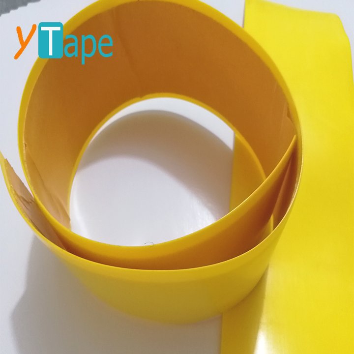 1mm Thick 3 Inch 75mm 80mm Yellow Black White PVC Vinyl Self Adhesive Heavy Duty Floor Safety Marking Tape for Concrete Floors