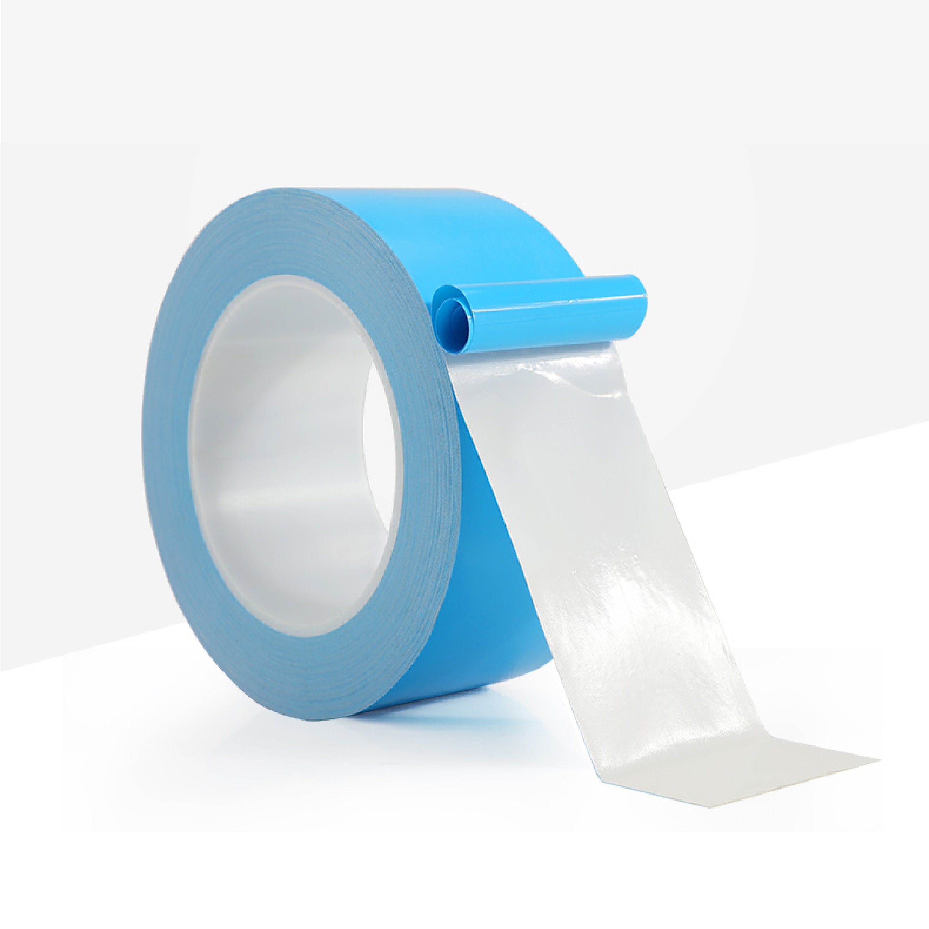 QLD Silicone blue adhesive thermal conductive tape with release film for LED light