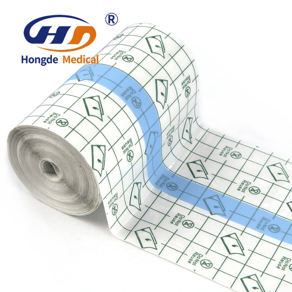 Wound Care Transparent Waterproof Adhesive PU Film Wound Dressing Medical Ultra-thin Breath PU Dressing Roll
