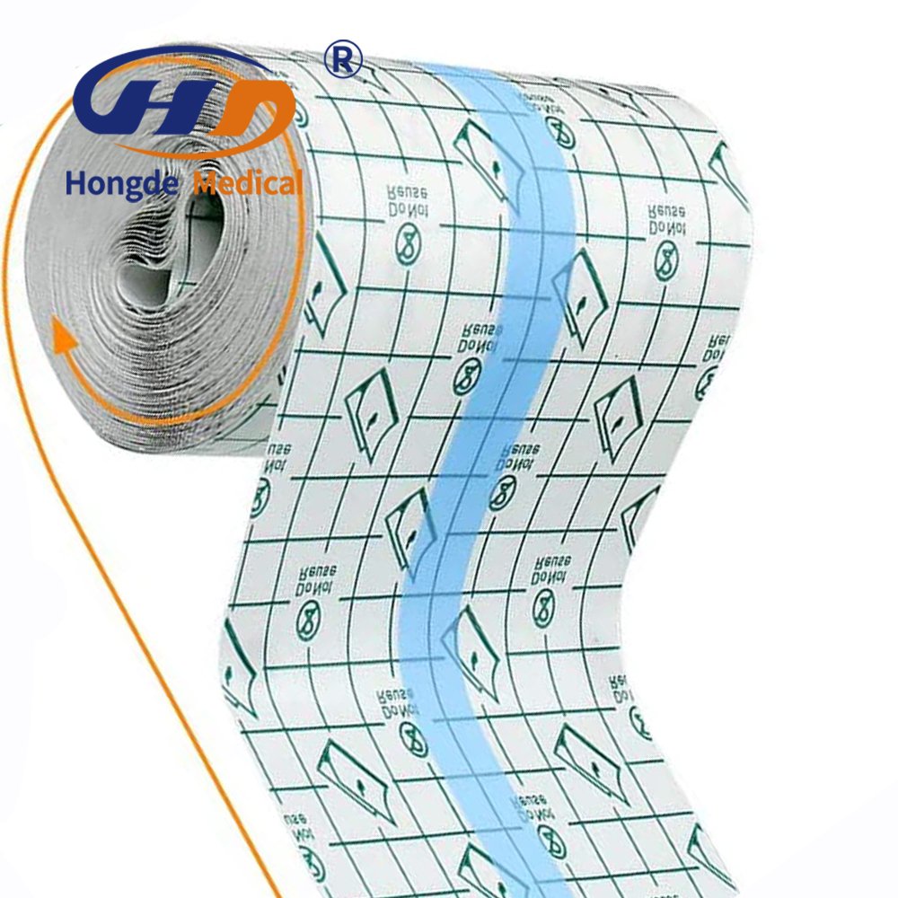 Wound Care Transparent Waterproof Adhesive PU Film Wound Dressing Medical Ultra-thin Breath PU Dressing Roll