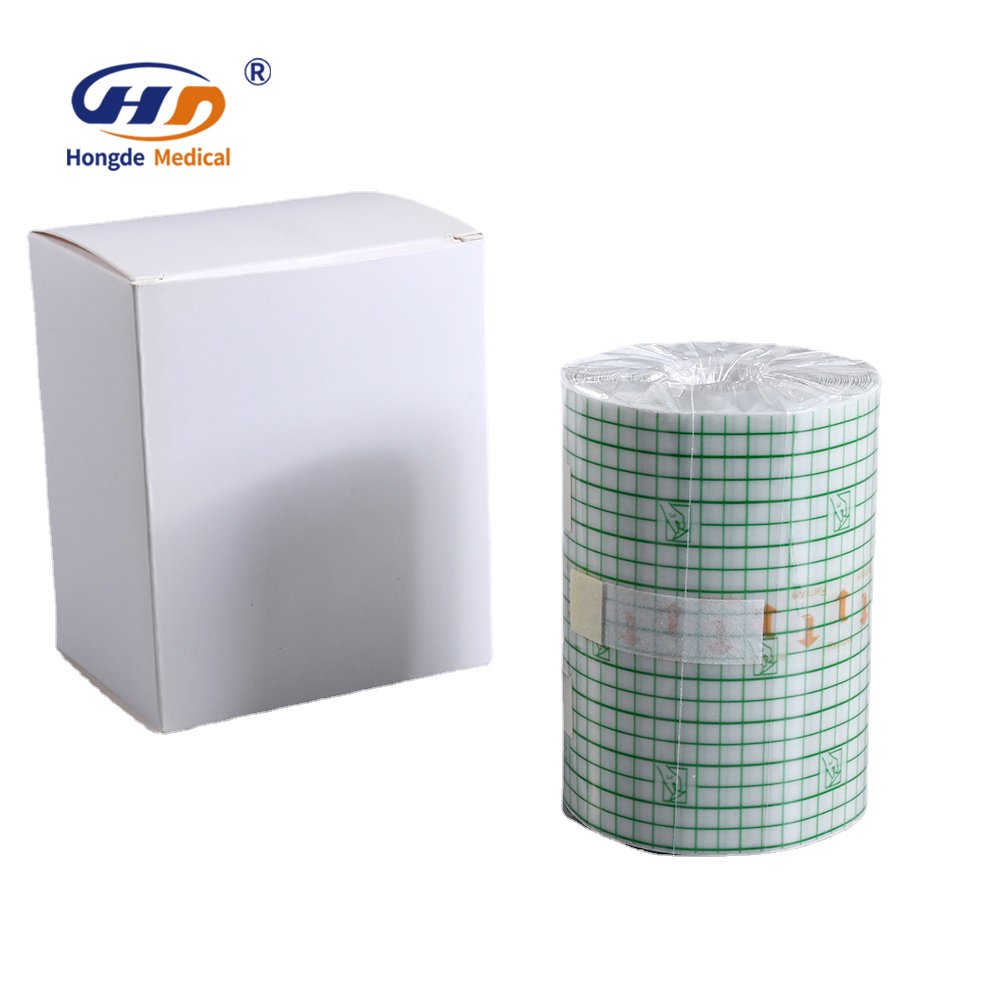 Wound Care Transparent Waterproof Adhesive PU Film Wound Dressing Medical Ultra-thin Breath PU Dressing Roll