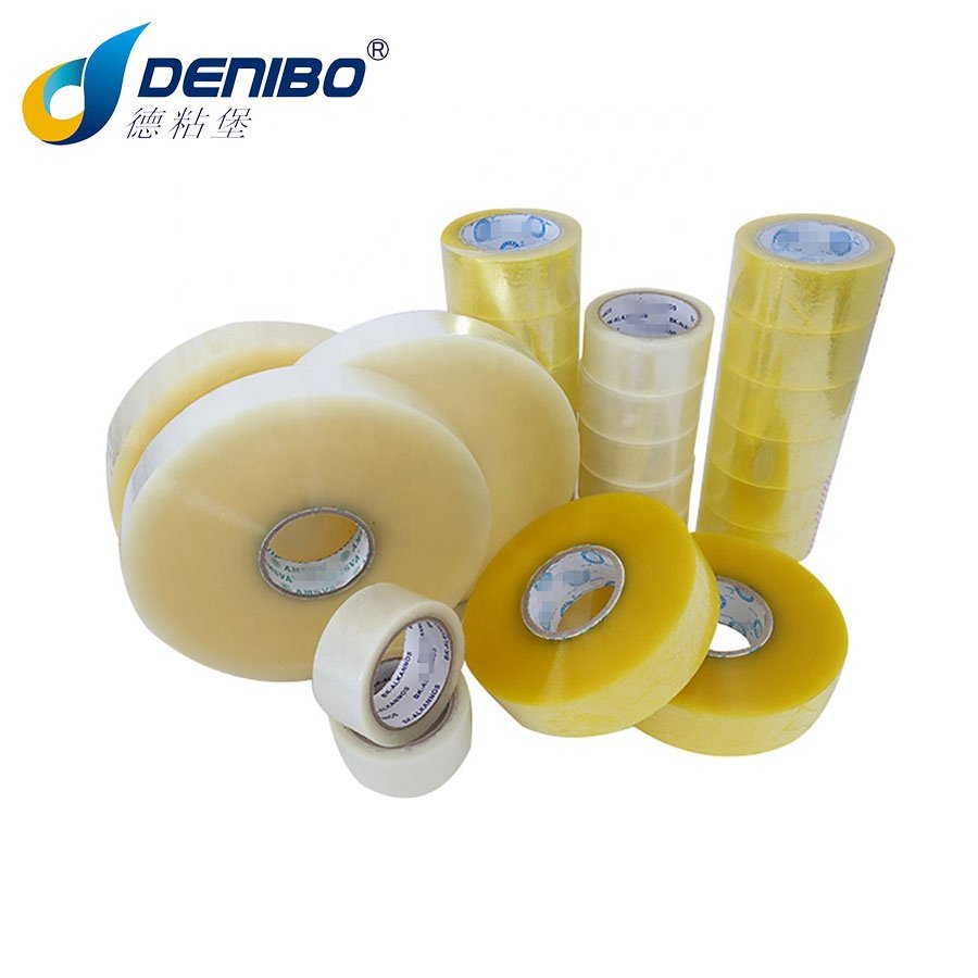 Transparent Waterproof Carton Package Acrylic Carton Box Bopp Waterproof Adhesive Tape Paper Core Hot Melt Carton Sealing Tape
