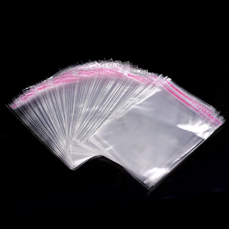 Wholesale Cheap Custom Transparent Adhesive Clothing T Shirt Cosmetics Bread Food Plastic Clear Polybag Opp Packaging Bag