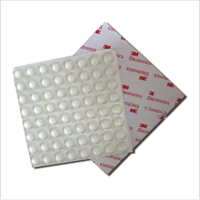 Wholesale 1mm thick double sided PE foam tape self adhesive felt furniture pads rubber Round grid foam pad