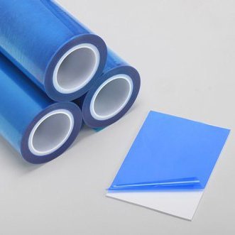 Manufacturer Surface Temporary UV Resistant High Viscosity Plastic PE Surface Black And White Protective Adhesive Film For ACP