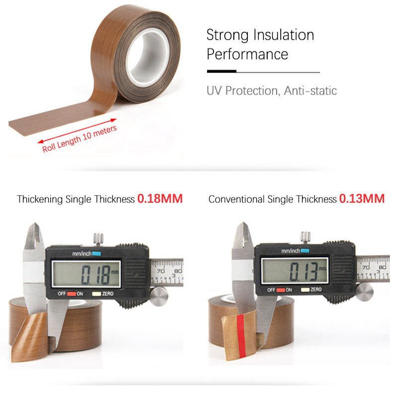 Wholesale Custom PTFE Tape Adhesive High Temperature Resistance Non-Stick and Reflective Heat Rolls Shape