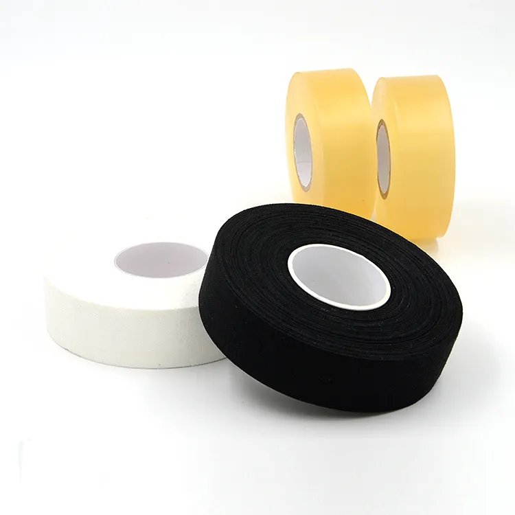 Custom logo cloth adhesive ice field hockey stick grip tape PVC clear tape