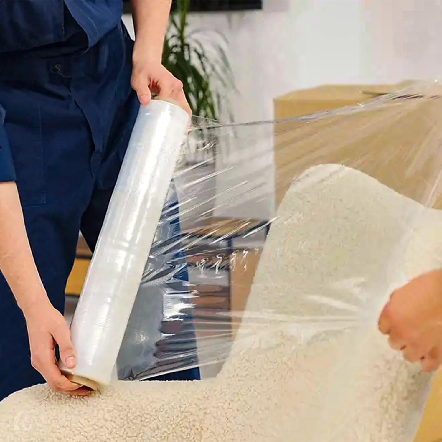 Pe Cling Plastic Stretch Adhesive Tape Shrink Hand Wrap Stretch Film Cling Film Plastic Roll Film