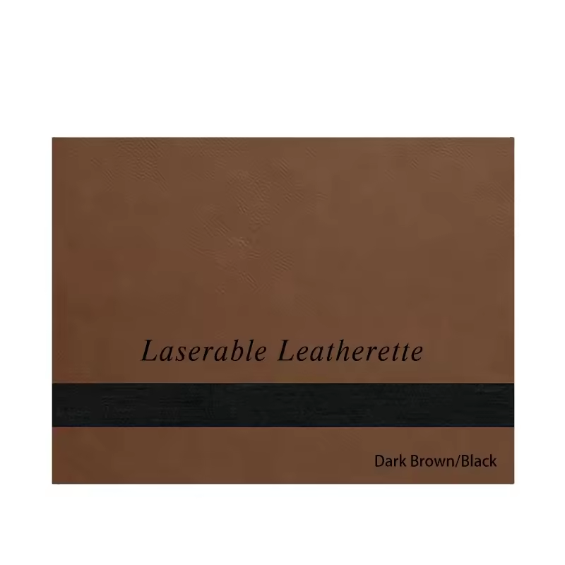 Custom Design Leather Sheets for Laser Engraving with Adhesive Backing Laserable Leatherette