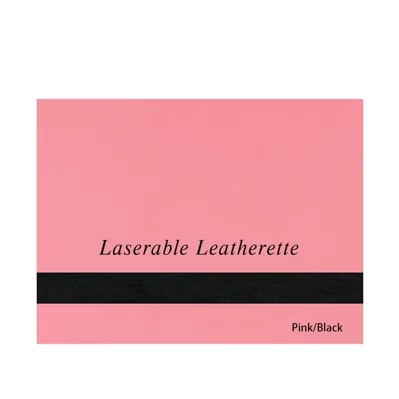 Custom Design Leather Sheets for Laser Engraving with Adhesive Backing Laserable Leatherette