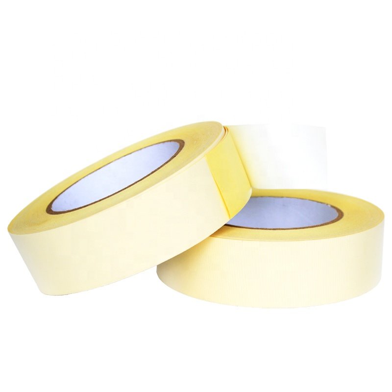 1- Flame Retardant Electrical Insulation Black and White Color Acetate Cloth Self Adhesive Tape