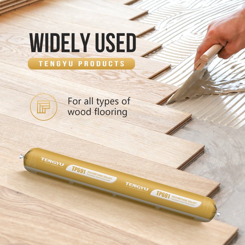 Odorless and Fast Curing Properties PU Sealant Parquet Flooring Adhesive
