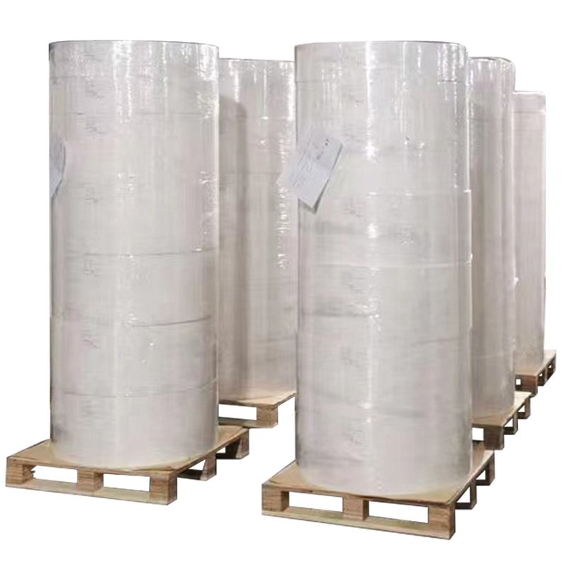 Jinya manufacturer customized various size blank acrylic coated Coated Paper Label Jumbo Roll Self adhesive paper