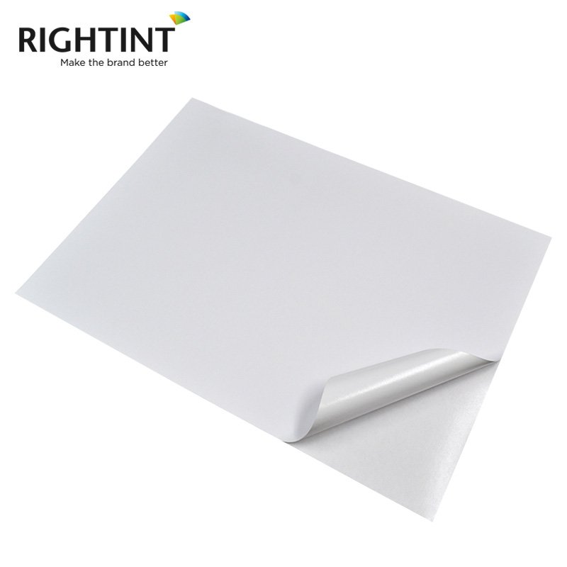 Semi Coated Sheet Label 80G Semi Glossy Paper Label Self Adhesive Materials For Offset Printing Machine