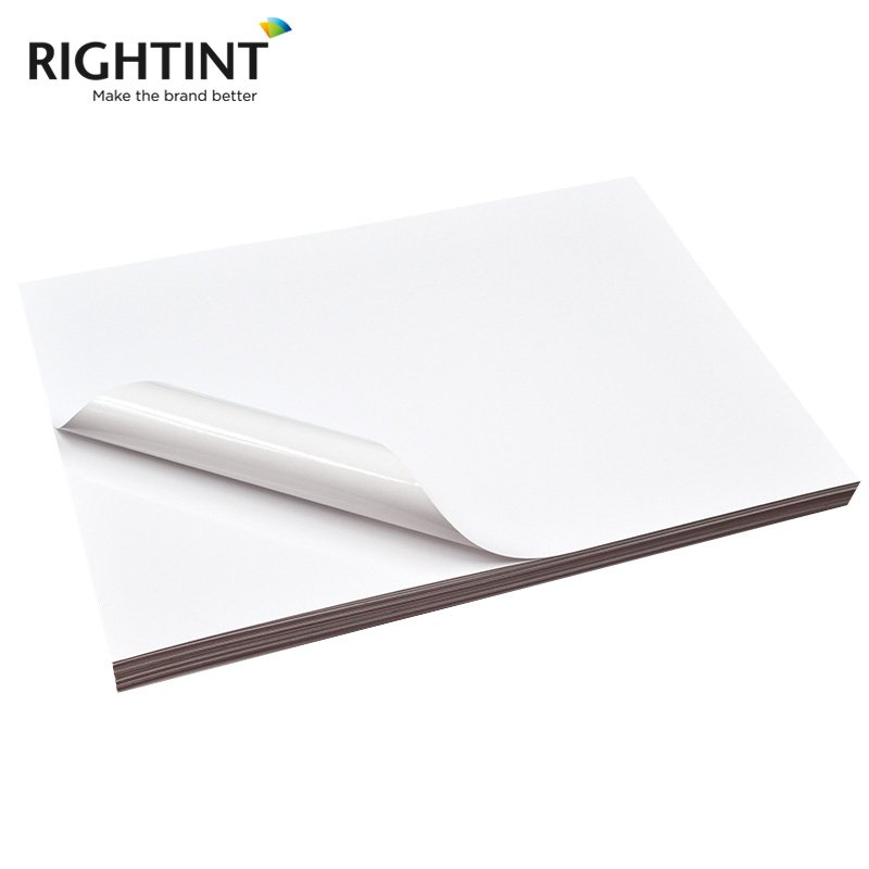 Semi Coated Sheet Label 80G Semi Glossy Paper Label Self Adhesive Materials For Offset Printing Machine