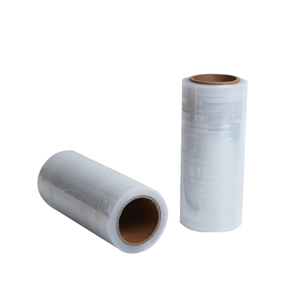 Pangda china factory self adhesive stretch film roll transparent stretch film roll