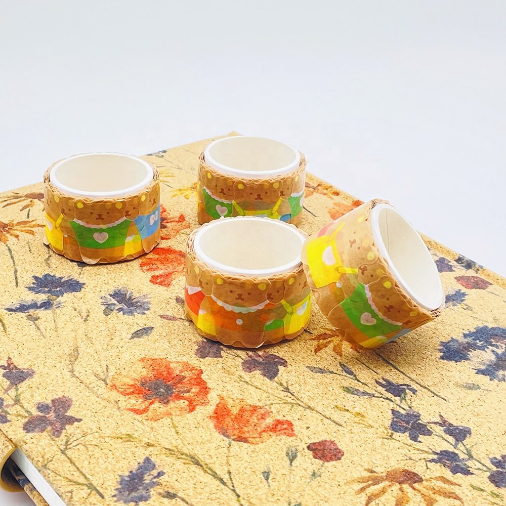 Custom Printed Masking Petal Washi Tape Manufacturer Personal Design Self Adhesive Color Decoration Tape