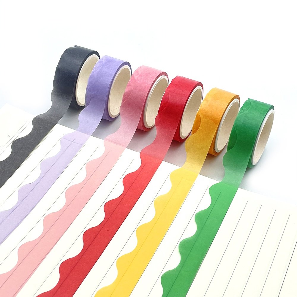 Custom Printed Masking Petal Washi Tape Manufacturer Personal Design Self Adhesive Color Decoration Tape