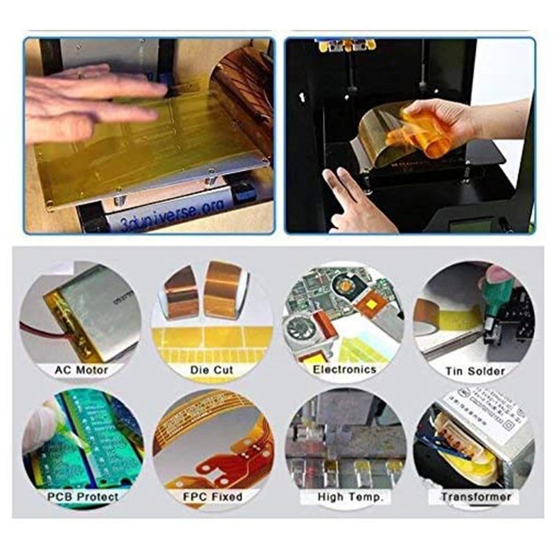 Polyimide Adhesive Tape High Temperature Heat Resistant Transfer Thermal Sublimation