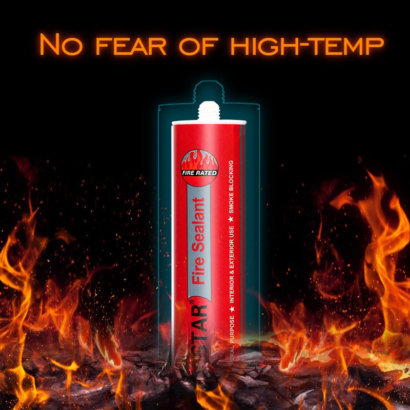 Factory Outlet Fire Sealant KASTAR 978 Professional Fire Rated Sealant Neutral Adhesive Sealer