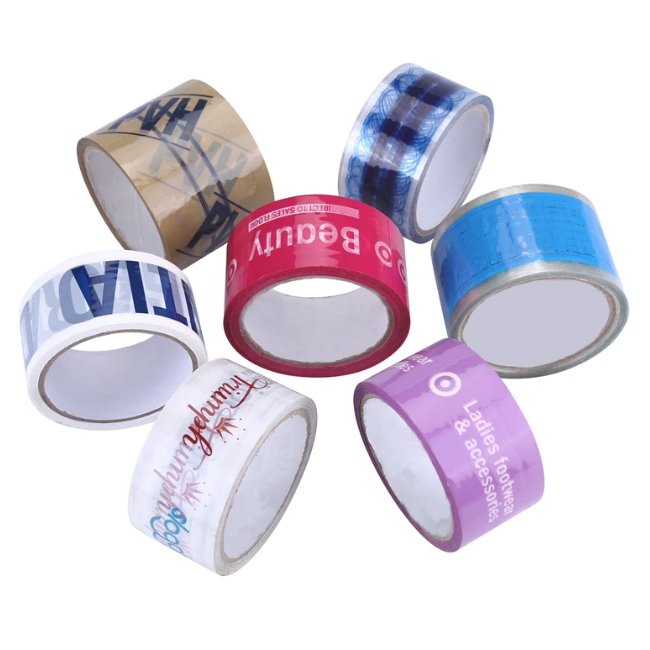free sample custom logo shipping tape printed box sealing tape bopp adhesive tape for box packaging