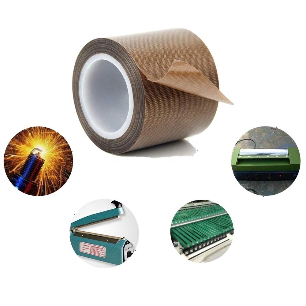 PTFE self adhesive with silicone adhesive pressure sensitive tape 180 mic x 50 mm x 10 m