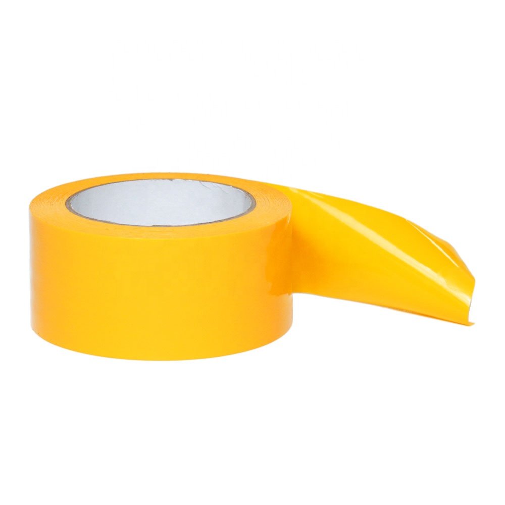 1- High Viscosity Recyclable PET and PVC Film Base Material Floor Marking Warning Caution Self Adhesive Tape